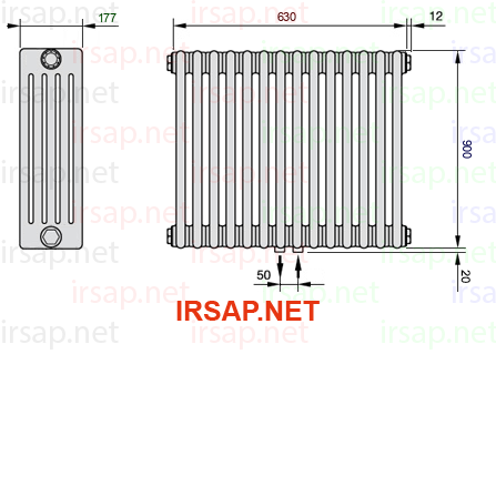 Радиатор IRSAP Tesi 50900/14 T50 CL 01